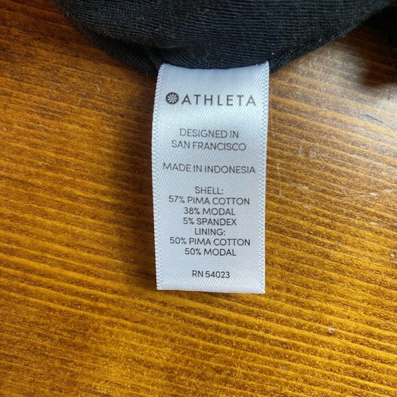 Athleta Carefree Tee Dress Women’s Cap Sleeve Size Small Black Style 777101-00 - Picture 5 of 11